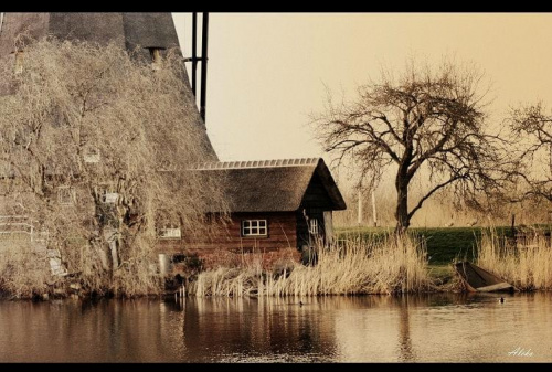 kiedyś w Kinderdijk #holandia #wiatrak