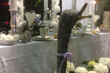 Dekoracja witryny sklepowej. Aranżacja wielkanocna #AranżacjeWystawSklepowych #DekoracjaWitryny #dekoracje #DekorowanieWitryn