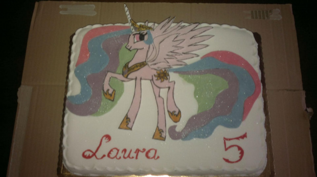 Tort - ponny księżniczka Celestia #tort