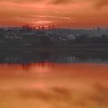 Koniec dnia nad Jez. Tuchomskim #zachód #jezioro #sunset