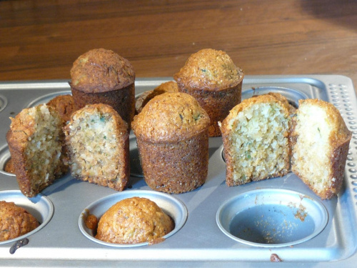 muffinki kokosowo-cukiniowe